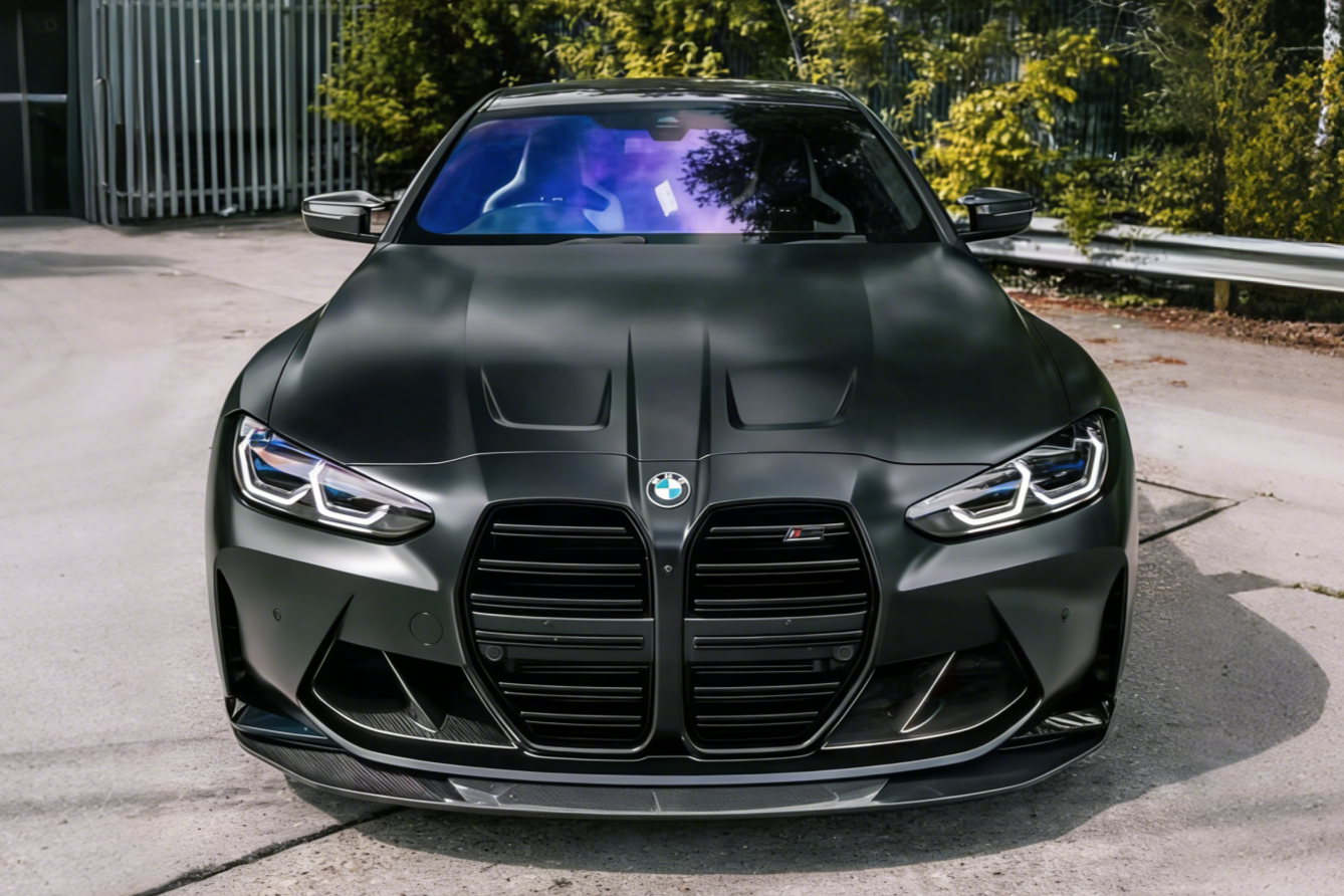 (Customer example) Dry Carbon Fiber Front Lip R44 Style for BMW M3 G80 M4 G82 G83 (2021-2026)
