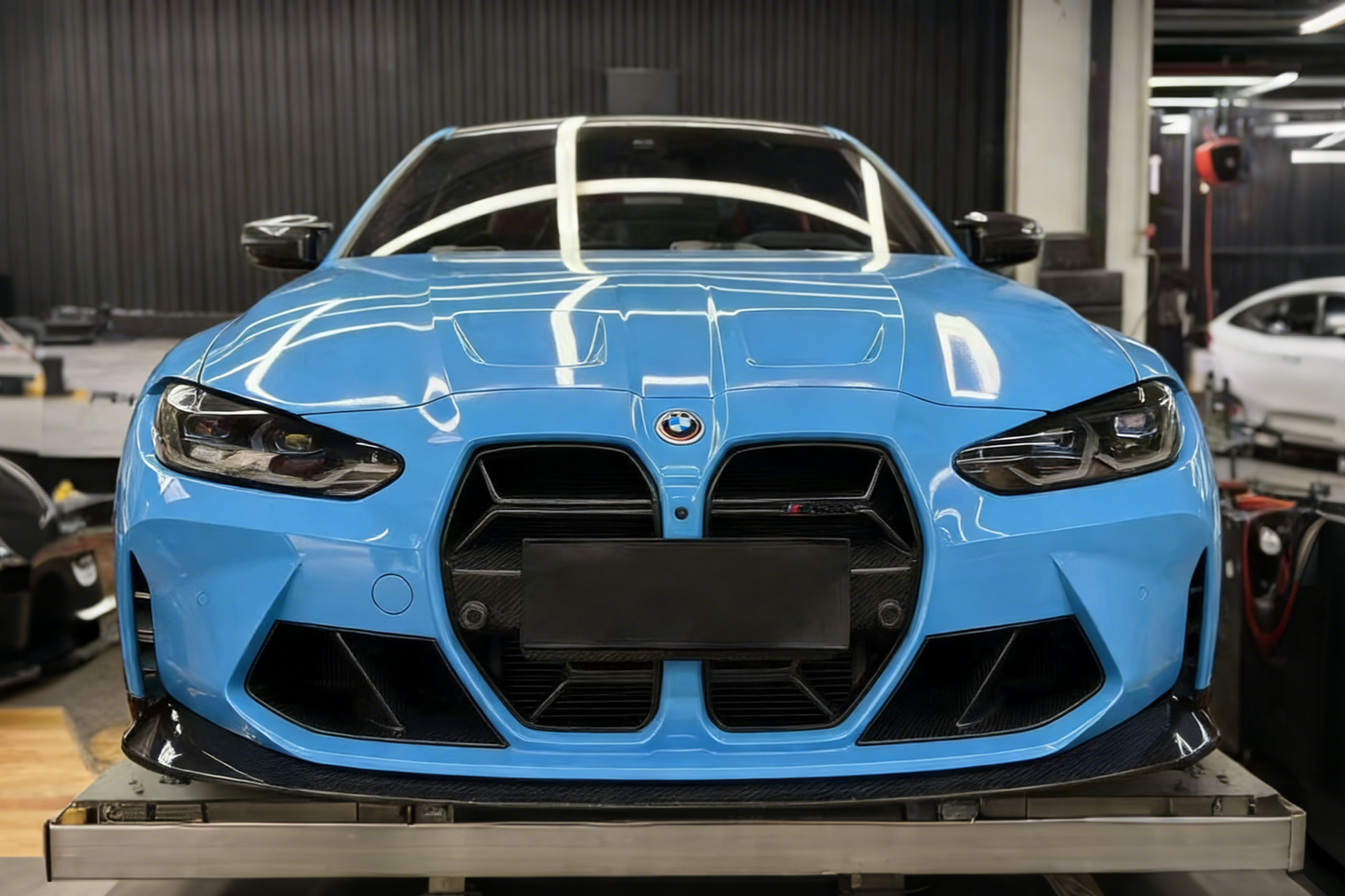 Dry Carbon Fiber Front Lip Splitter RSC Style for BMW M3 M4 G80 G82 G83(2021-2026) customer example