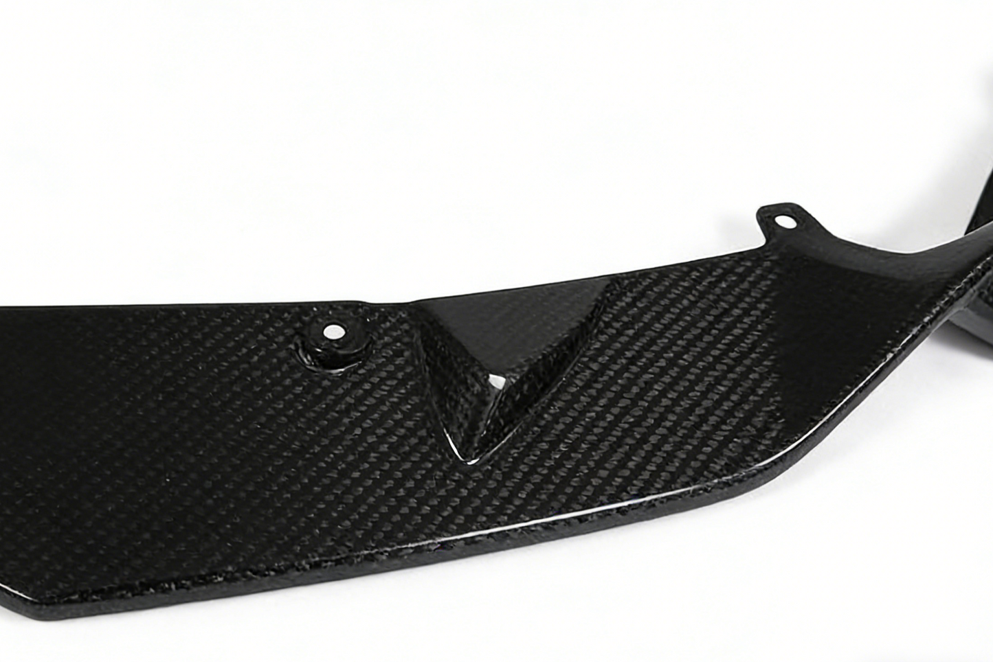 9Close-up) Dry Carbon Spoiler Front Bumper CFA style Lip Fits 2021-2026 BMW M3 M4 G80 G82