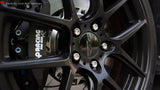 APracing brakes, aftermarket wheels and Volkswagen GTI8 with titanium lug bolts left side image 