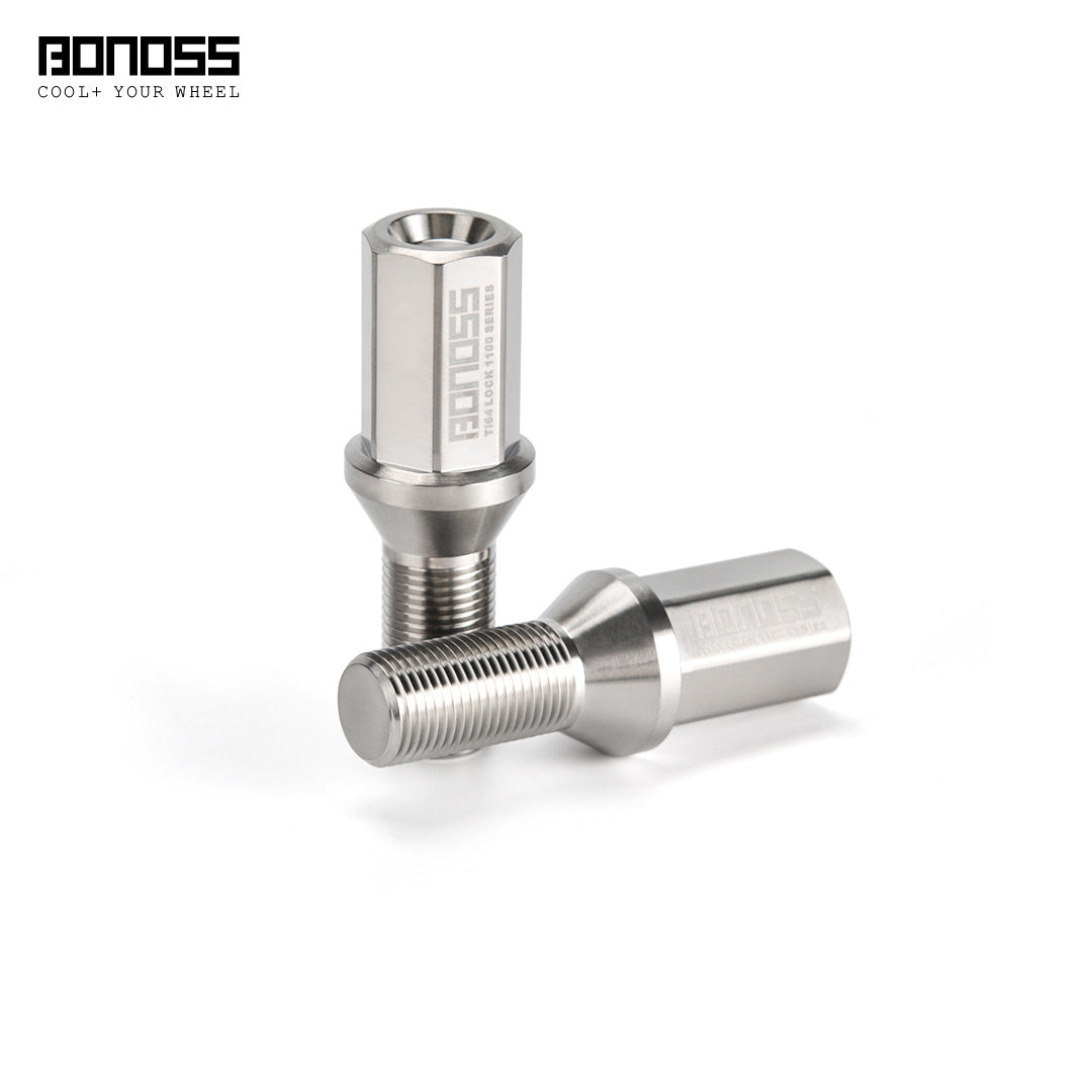BONOSS Forged Titanium M14x1.25 Ti-6Al-4V Lug Bolts – BMW Exclusive
