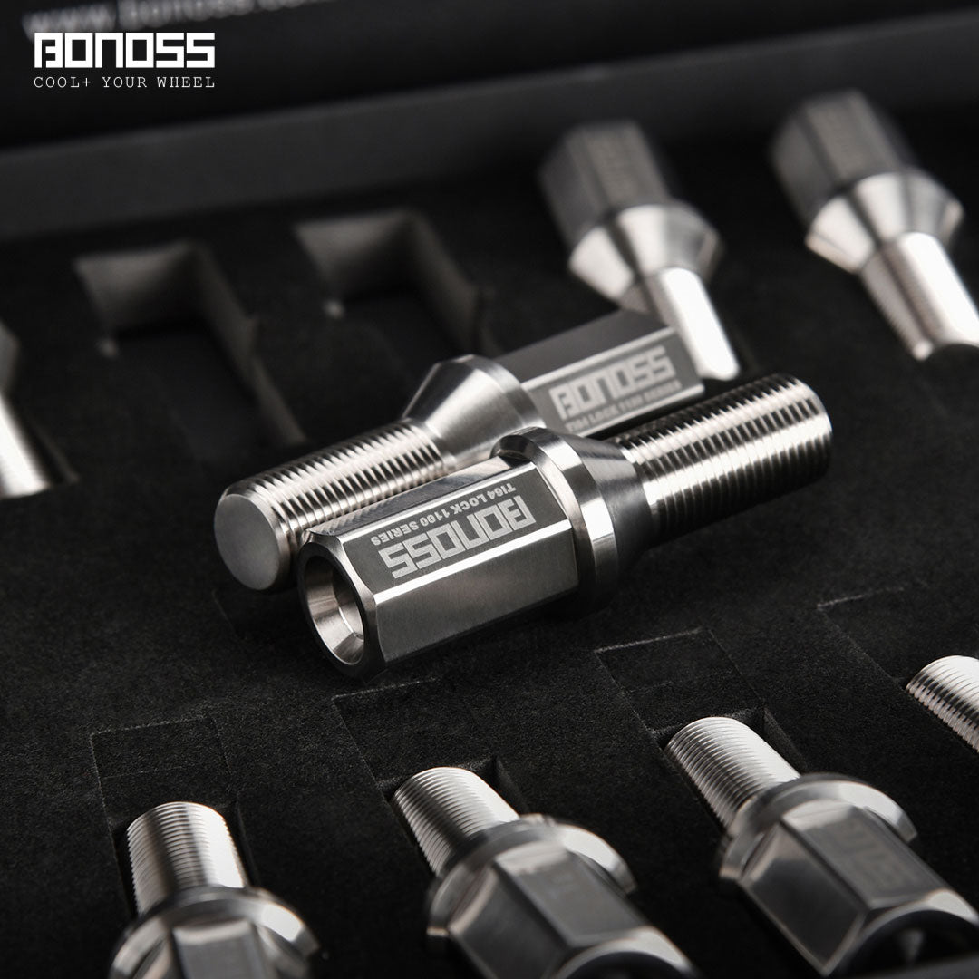 BONOSS Forged Titanium M14x1.25 Ti-6Al-4V Lug Bolts – BMW Exclusive