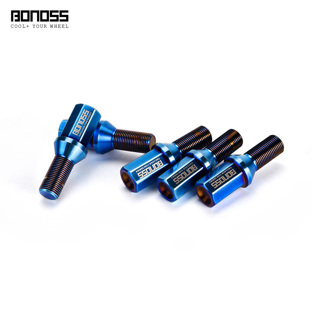 BONOSS Forged Titanium M14x1.25 Ti-6Al-4V Lug Bolts – BMW Exclusive