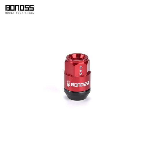 Red wheel lock with 'BONOSS' branding on a white background