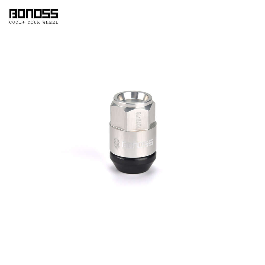 Metallic wheel lock on a white background with 'BONOSS' branding.