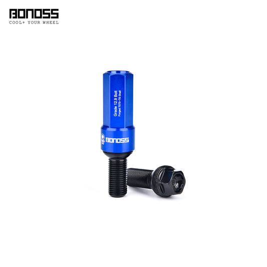 Deep blue cap and black inner core bolts with BONOSS branding on a white background