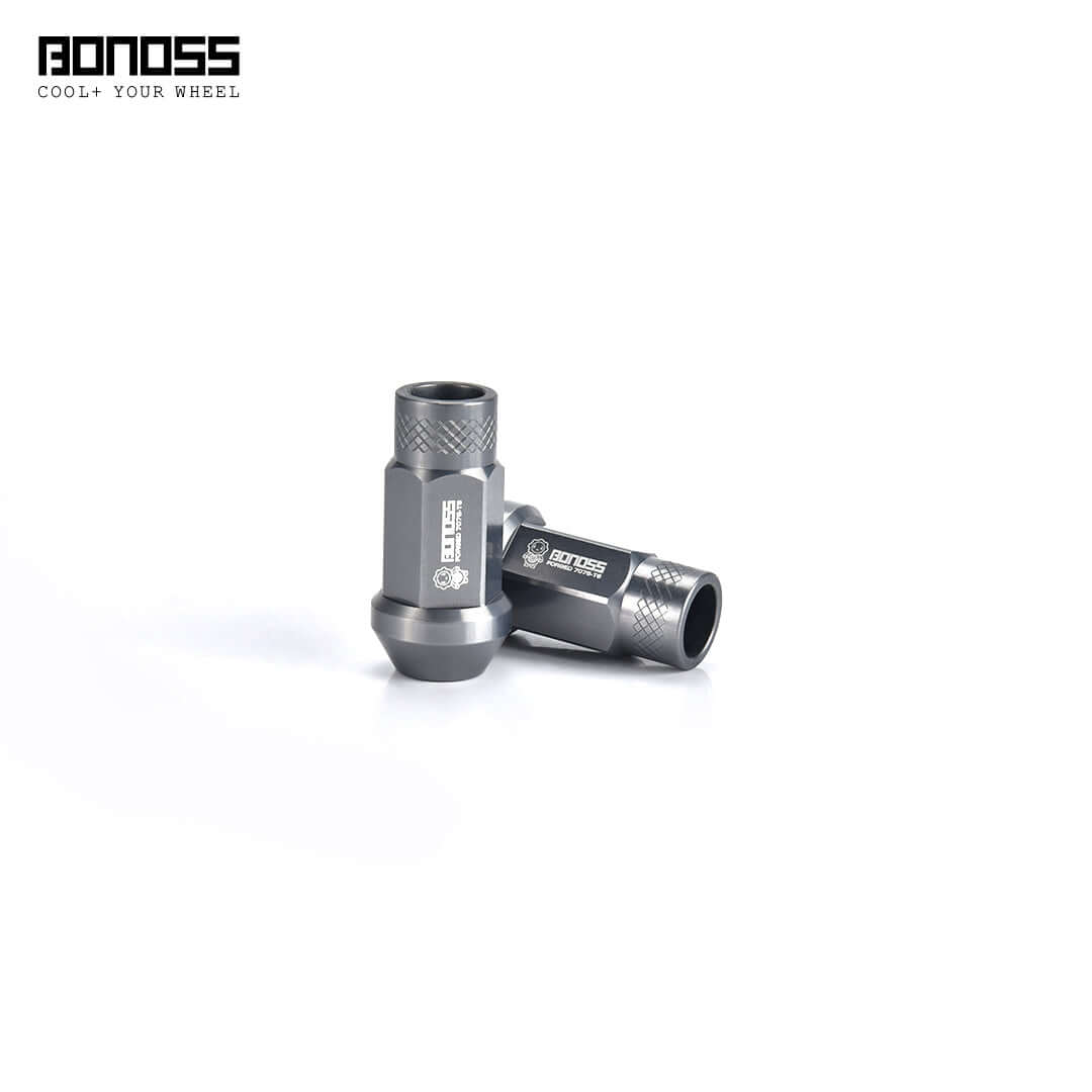 BONOSS Forged 7075-T6 Aluminum Classical Lug Nuts showcasing lightweight and durable design.