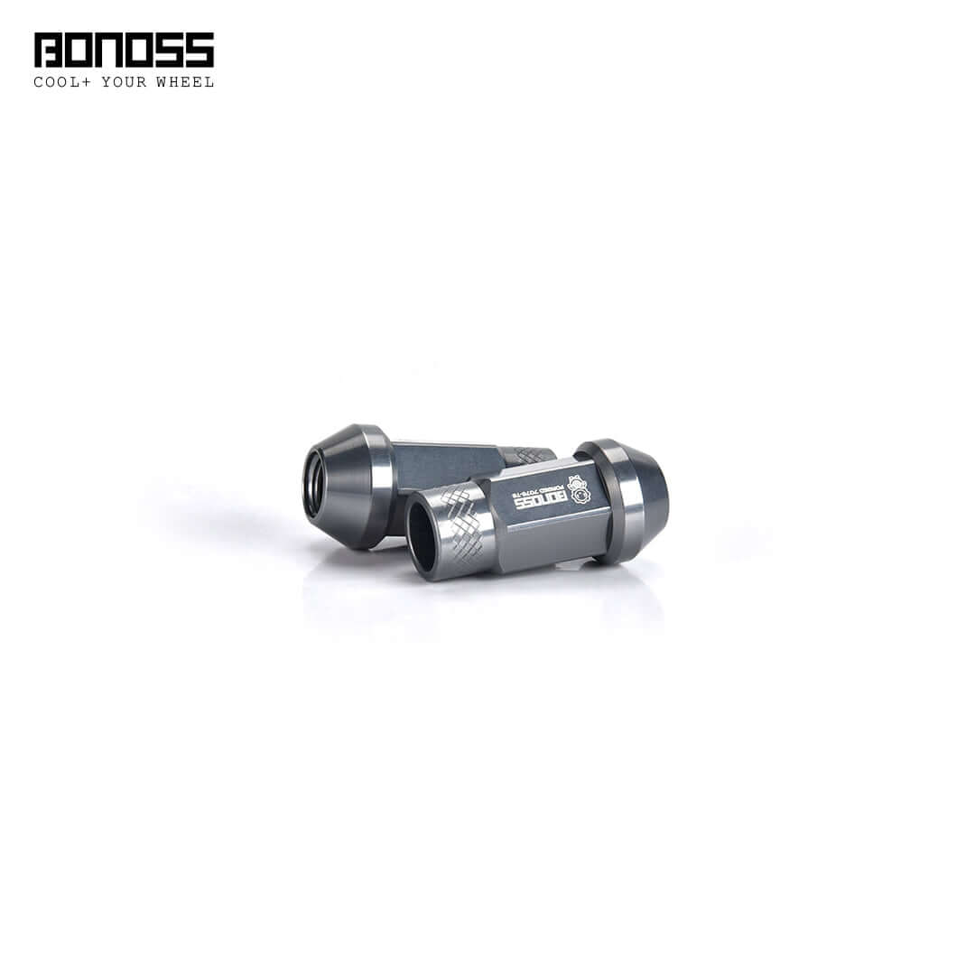 BONOSS Forged 7075-T6 Aluminum Classical Lug Nuts showcasing lightweight and strong design for enhanced performance.