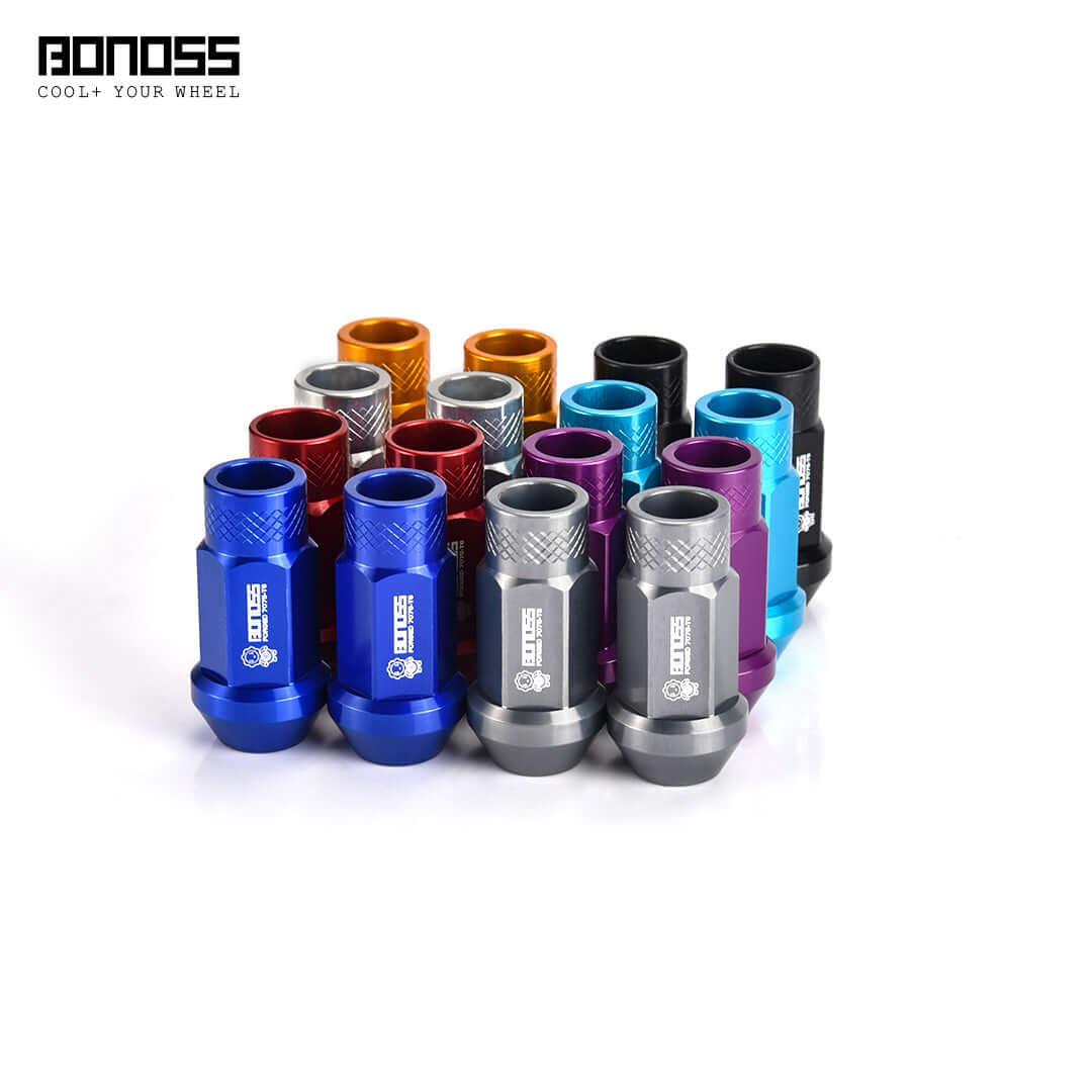 BONOSS Forged 7075-T6 Aluminum Classical Lug Nuts in various colors