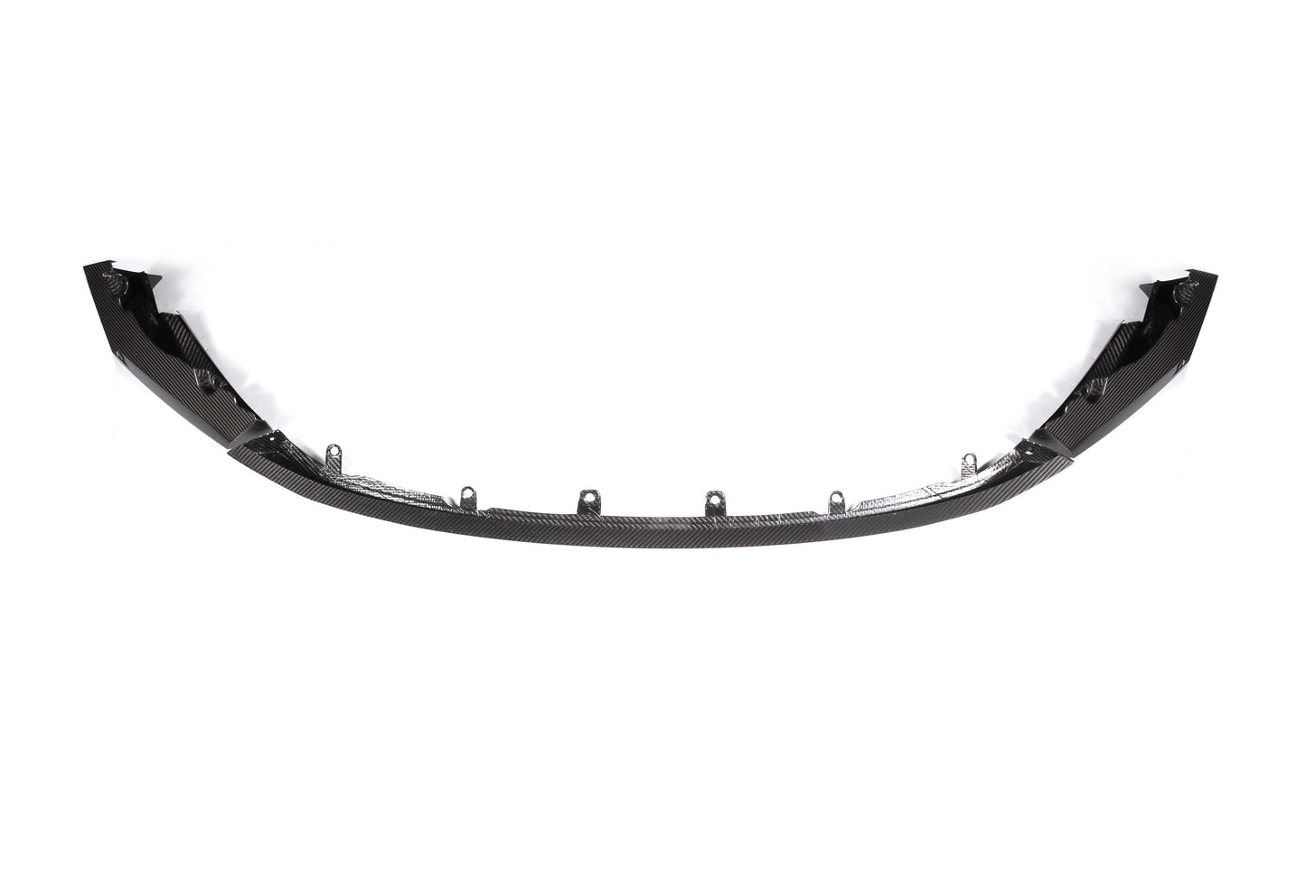 BMW dry crbon fiber front bumper lip CSL style top side