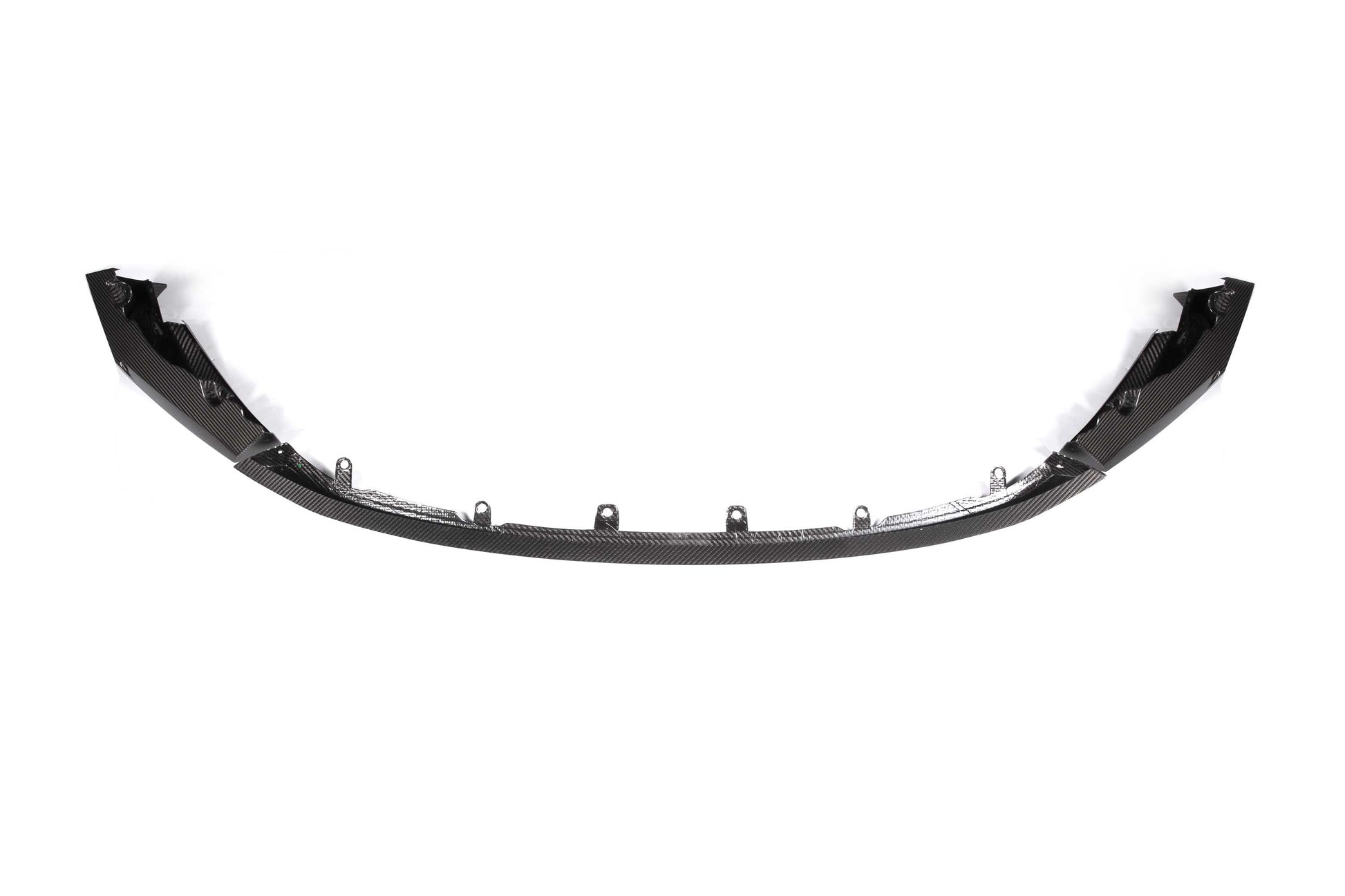 BMW dry crbon fiber front bumper lip CSL style top side