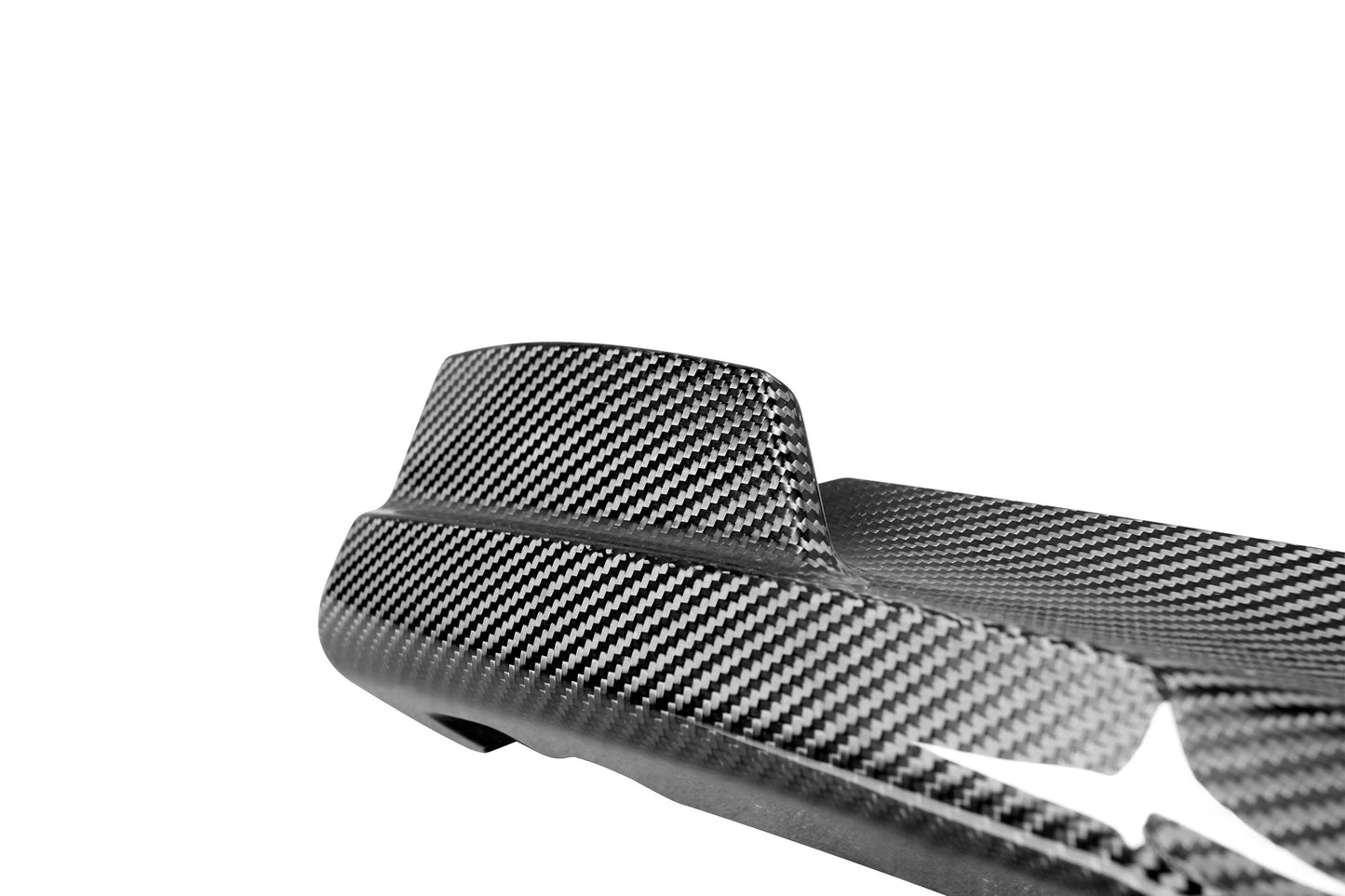 (Close-up) Dry Carbon Fiber Front Bumper Lip Splitter mp Style For BMW G80 G82 M3 M4 (2021-2026)