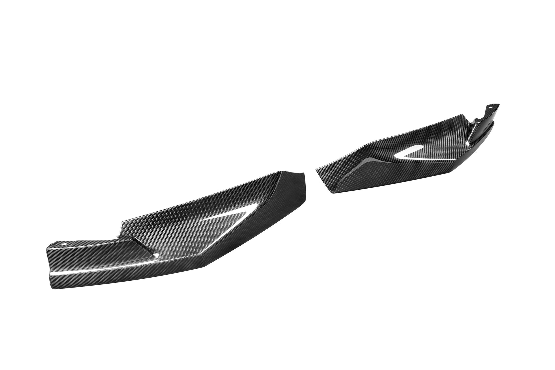 (Close-up) Dry Carbon Fiber Front Bumper Lip Splitter mp Style For BMW G80 G82 M3 M4 (2021-2026)