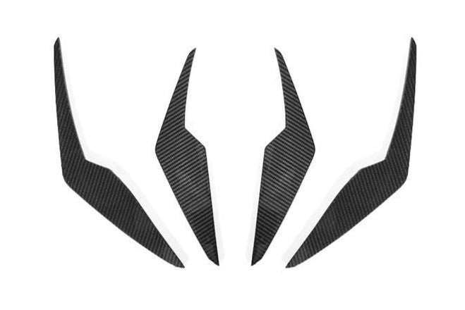 (Four Pieces) Dry Carbon Fiber Front Side Splitters CFA Style for BMW G80 M3 G82 M4(2021-2026)