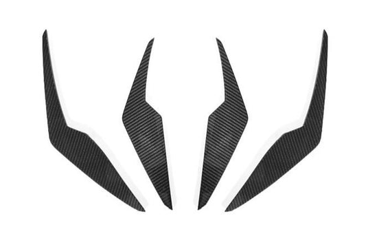 (Four Pieces) Dry Carbon Fiber Front Side Splitters CFA Style for BMW G80 M3 G82 M4(2021-2026)