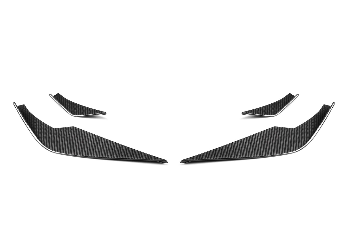 (Front-side) Dry Carbon Fiber Front Side Splitters VS Style for BMW G80 M3 G82 M4(2021-2026)