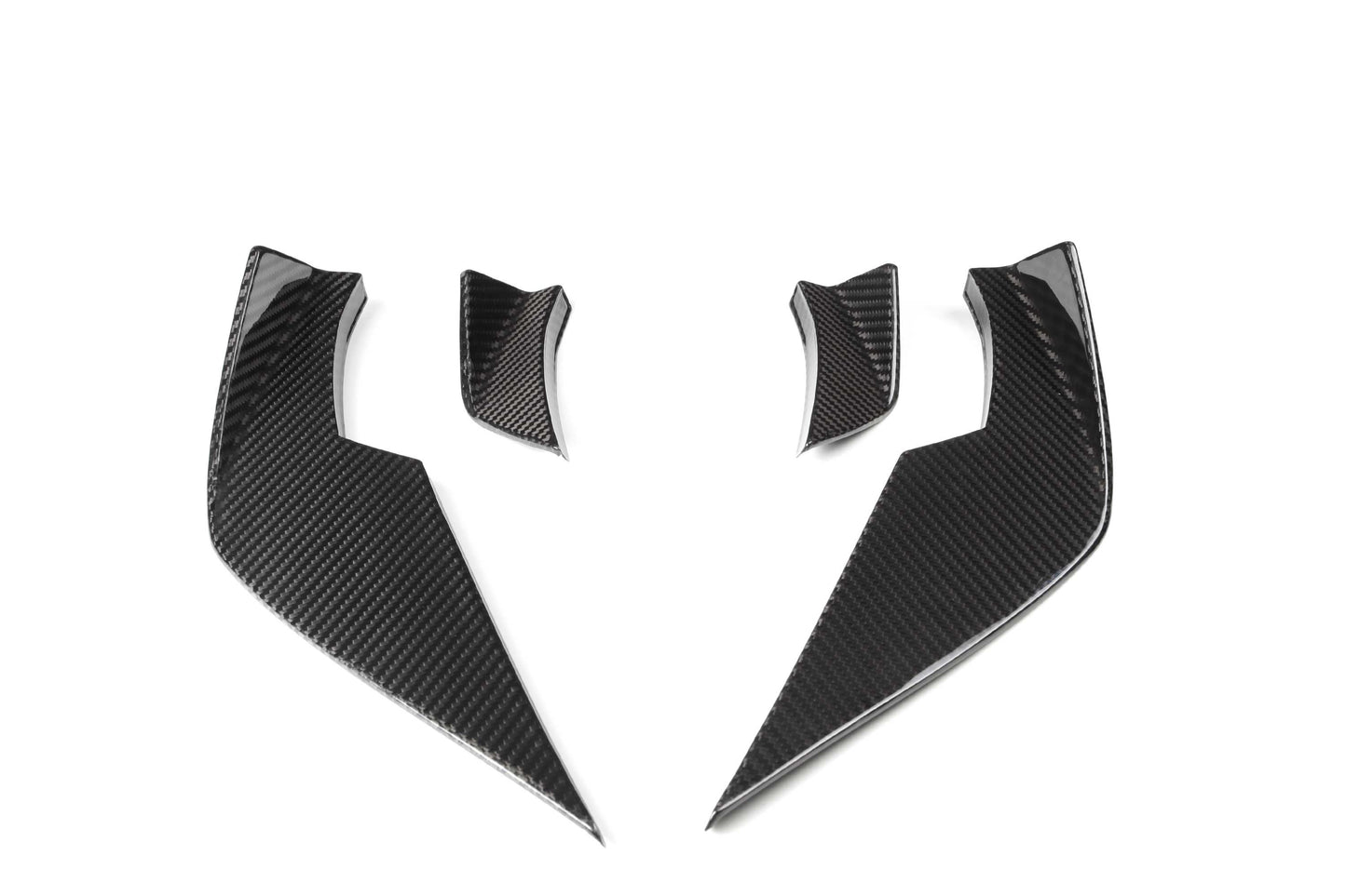 Dry Carbon Fiber Front Side Splitters VS Style for BMW G80 M3 G82 M4(2021-2026) 