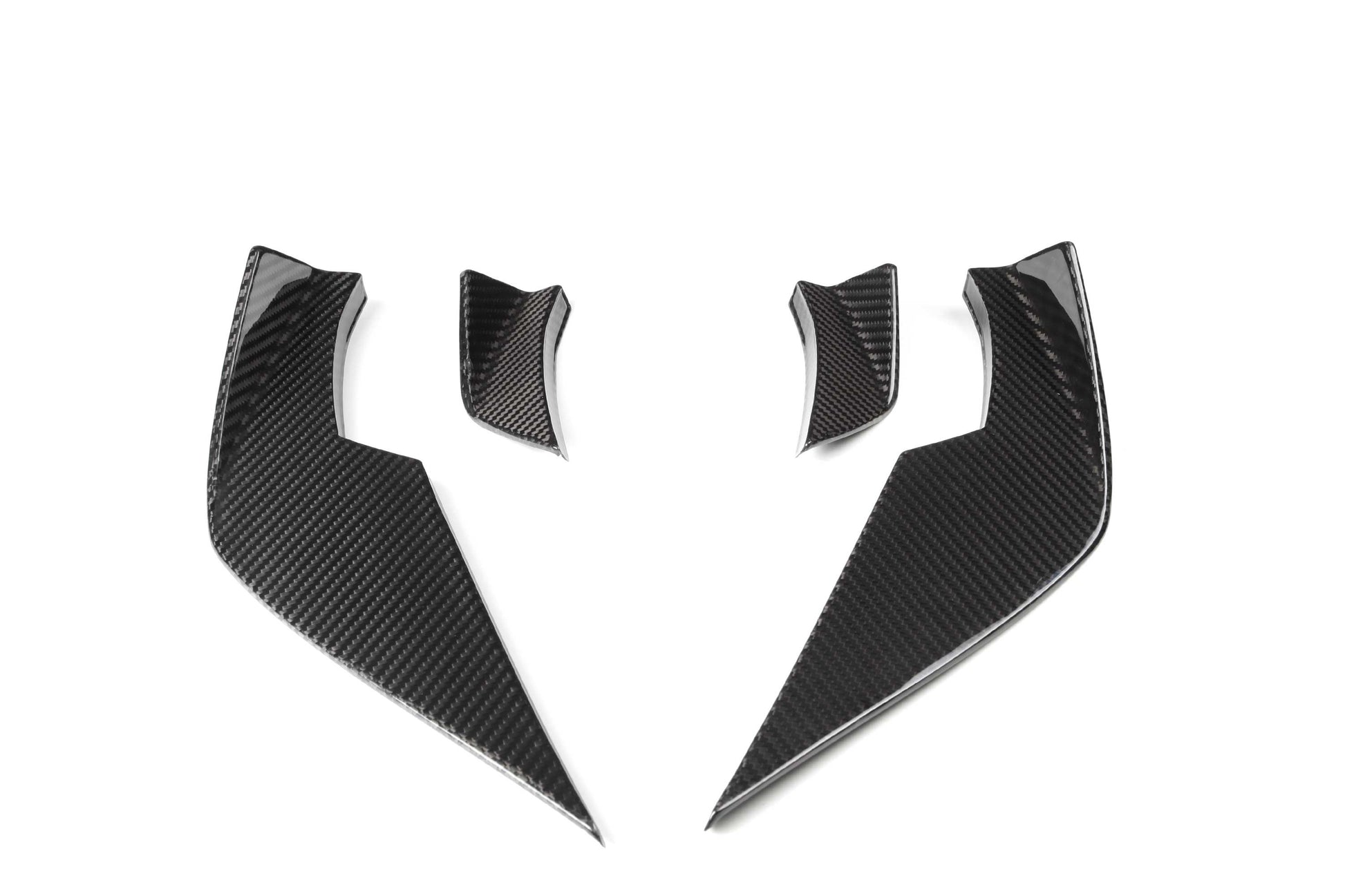 Dry Carbon Fiber Front Side Splitters VS Style for BMW G80 M3 G82 M4(2021-2026) 