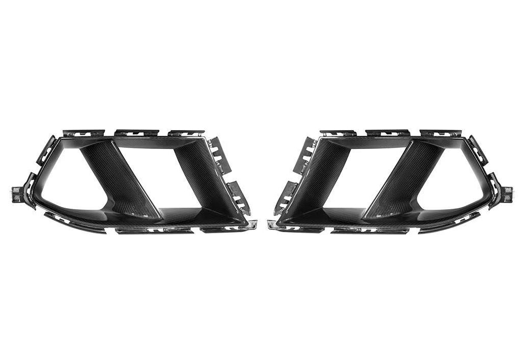 (Front-side) Dry Carbon Fiber MP Style Front Bumper Air Duct Replacement For BMW G80 G82 M3 M4 (2021-2026)