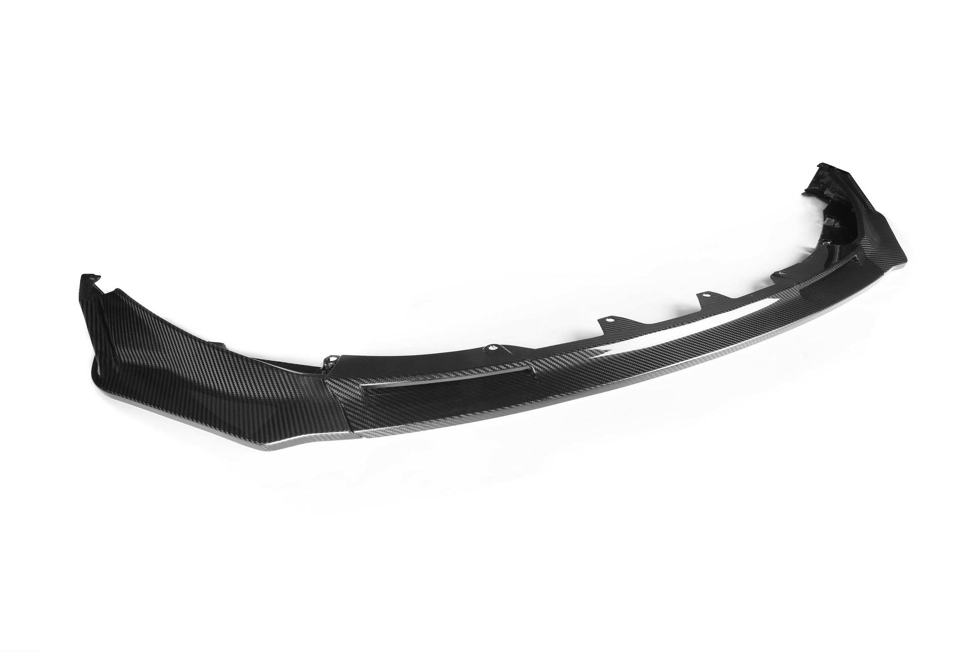 (Left side) Final product photo of V Style For BMW G80 G82 M3 M4 21+ Carbon Fiber Front Bumper Lip Spoiler Splitter