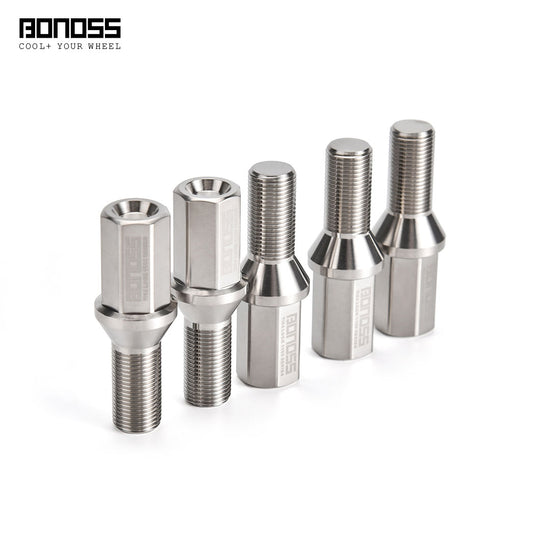 BONOSS Forged Titanium M14x1.25 Wheel Lug Bolts – BMW Exclusive Aumotor