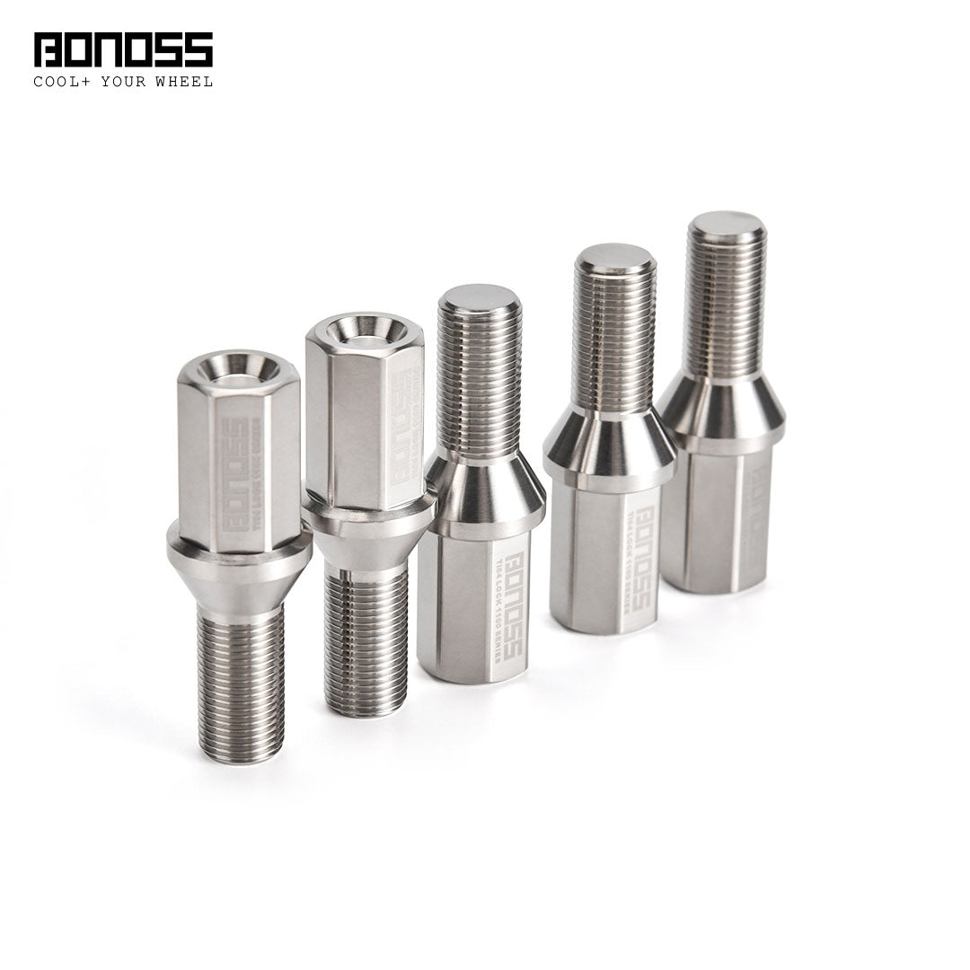 BONOSS Forged Titanium M14x1.25 Wheel Lug Bolts – BMW Exclusive Aumotor